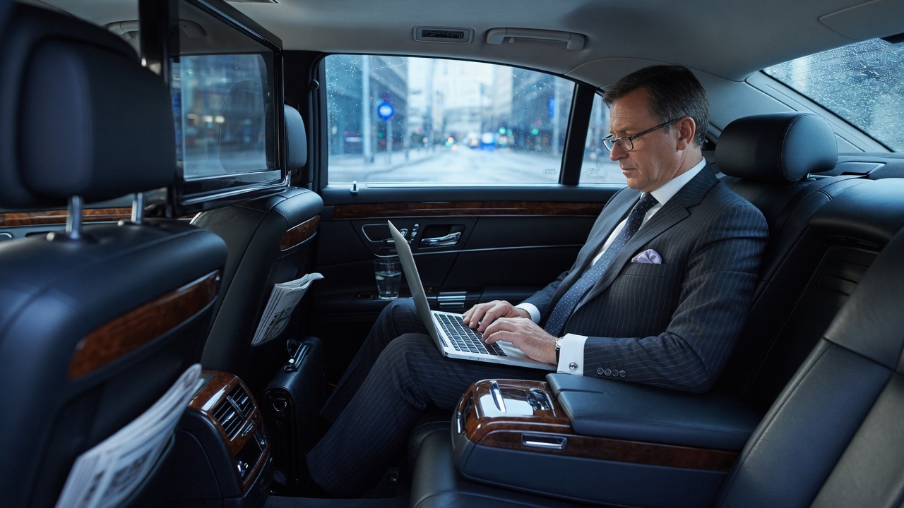 Passageiro em transporte executivo PaxCar